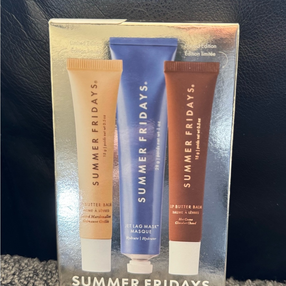 Summer Fridays The Holiday Trio, Lip Butter Balm, Jet Lag Mask